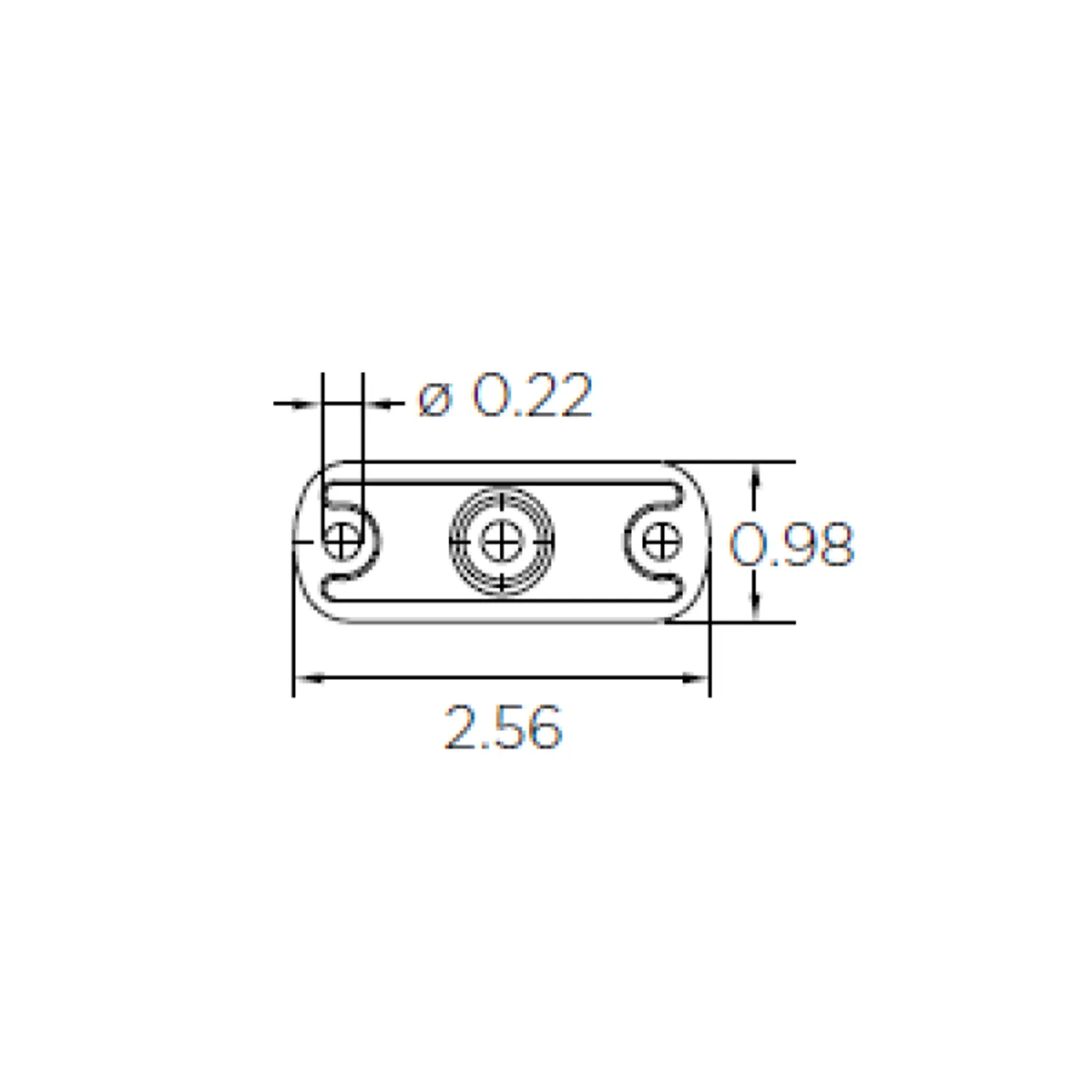 2" Dia. | Round Saddle | Fixed | Round | Glass Mount Bracket | 90° Arm | Alloy 304