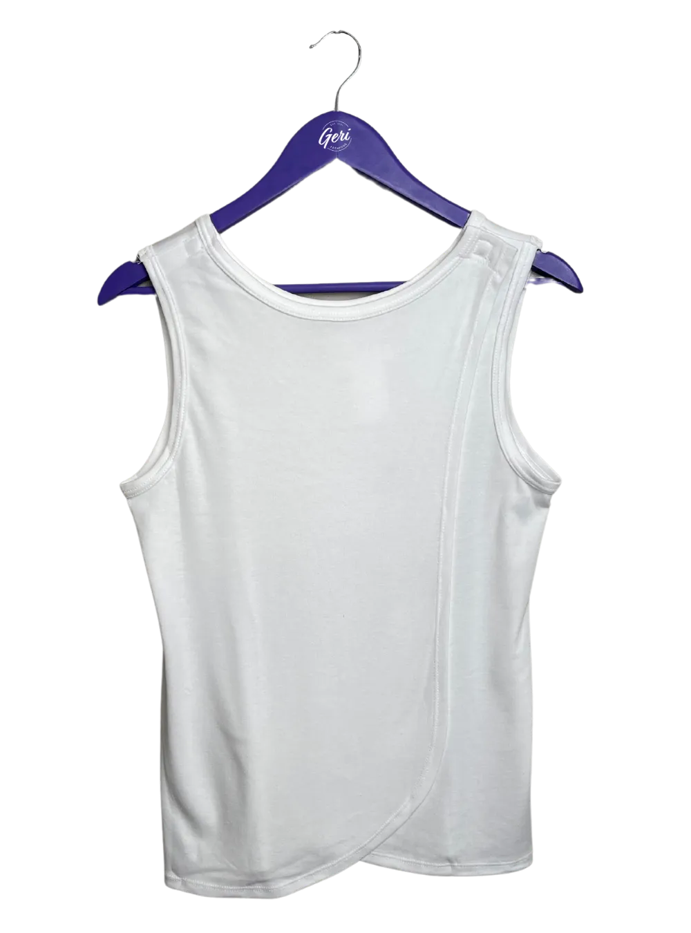 Adaptive Ladies' Snap Shoulder Undervest