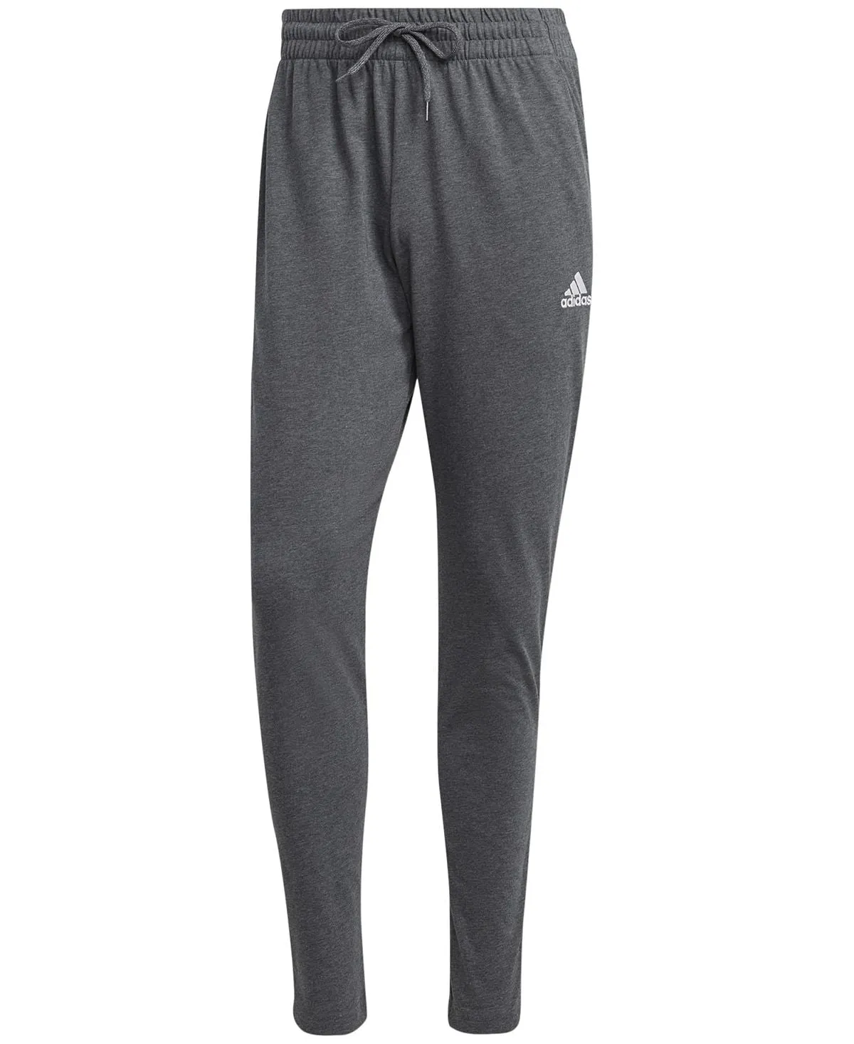 adidas Men's Essentials Performance Single Jersey Tapered Open Hem Joggers