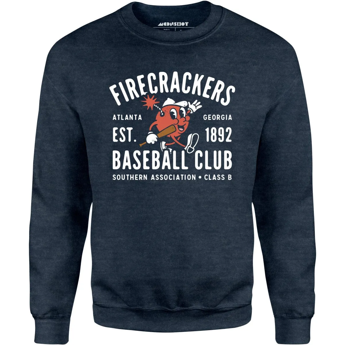 Atlanta Firecrackers - Georgia - Vintage Defunct Baseball Teams - Unisex Sweatshirt