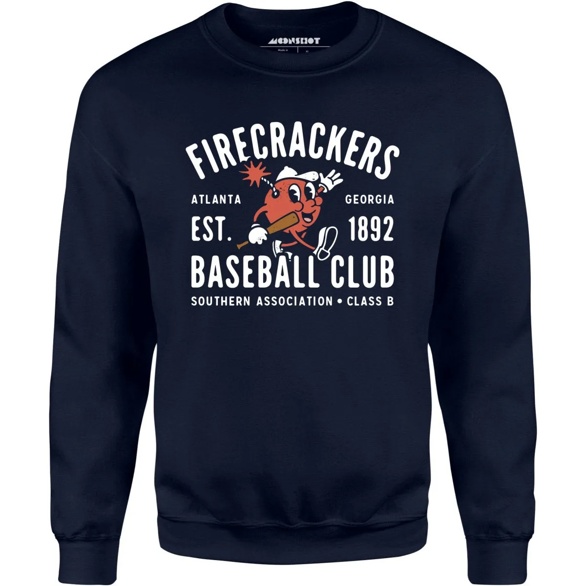 Atlanta Firecrackers - Georgia - Vintage Defunct Baseball Teams - Unisex Sweatshirt