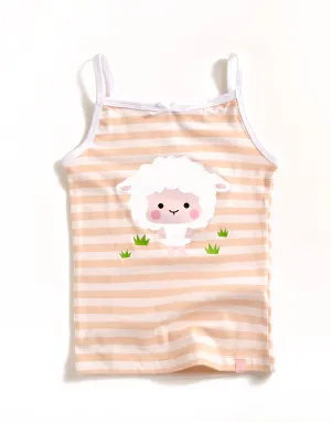 Bebe Lamb Stripe Tank Top