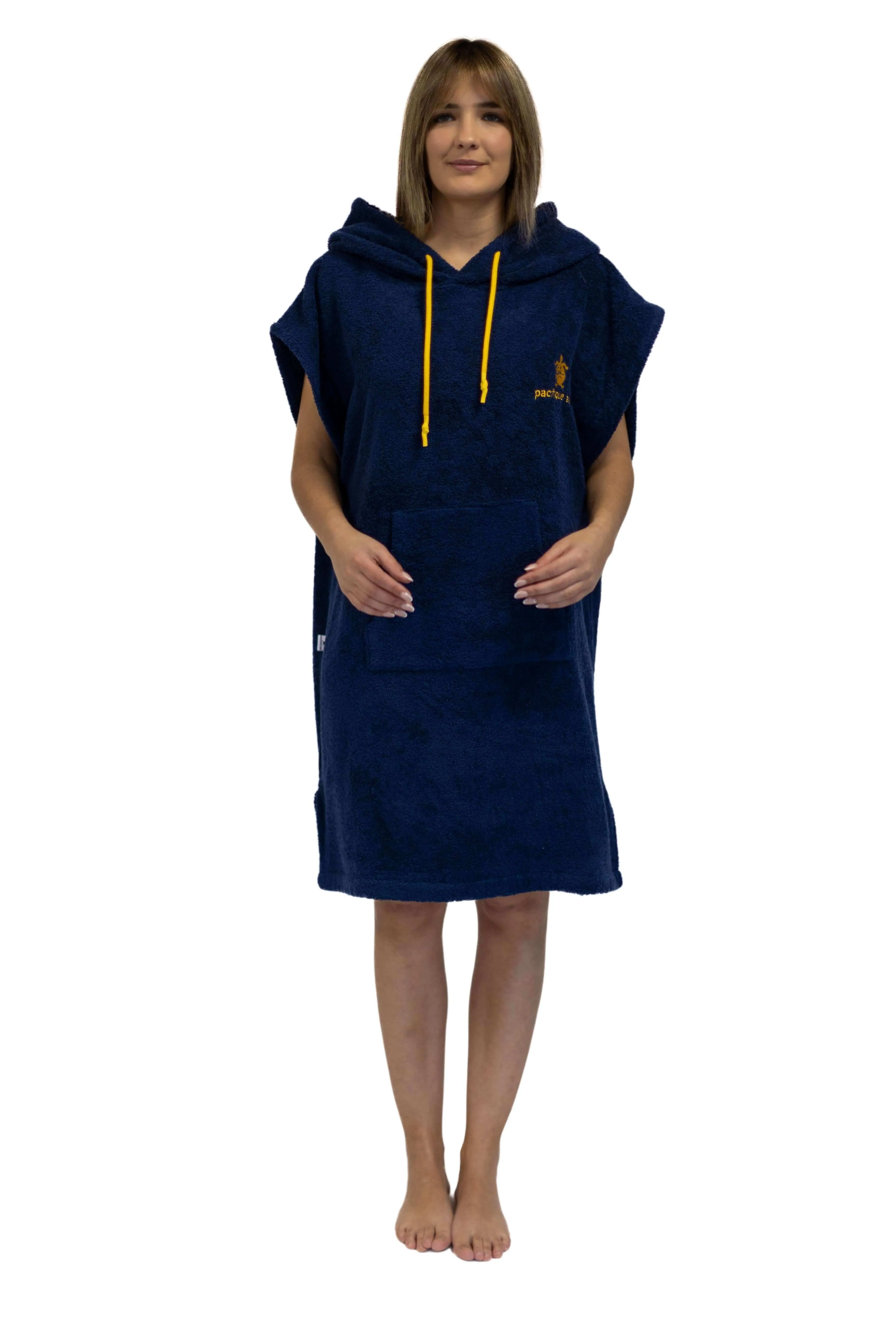 Blue Surf Poncho - Medium Size - Cotton - sleeveless