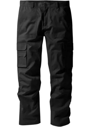 Bpc Selection Teflon Trim Straight Cargo Pants, Black