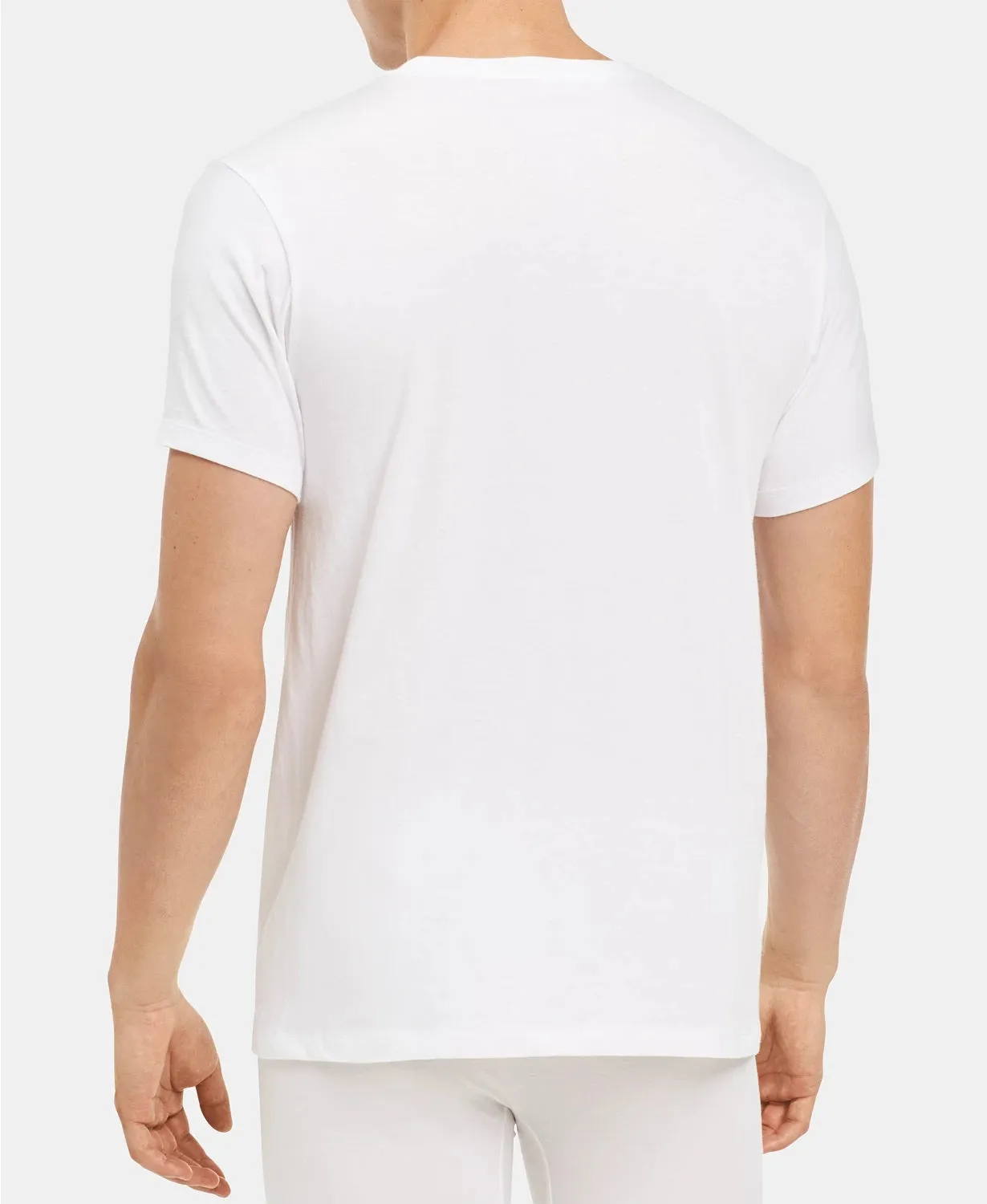 Calvin Klein Men's 5-Pk Cotton Crew Neck Undershirts White, XL