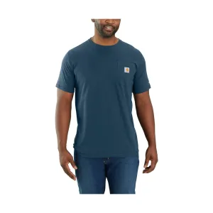 Carhartt Men's Force Relaxed Fit Short-Sleeve Pocket T-Shirt - Light Huron Heather