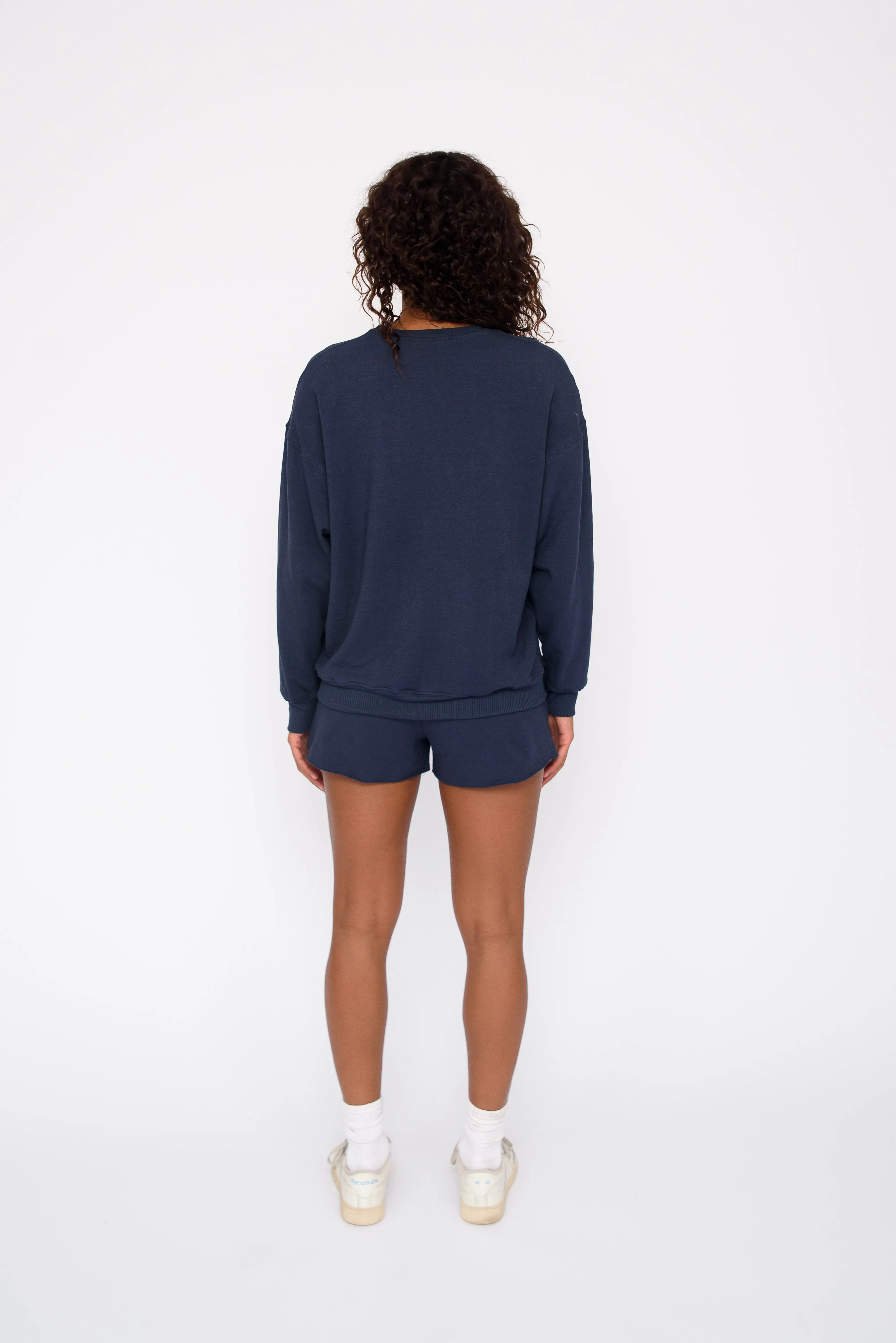 CLOUDLUX Chris Crewneck - Navy