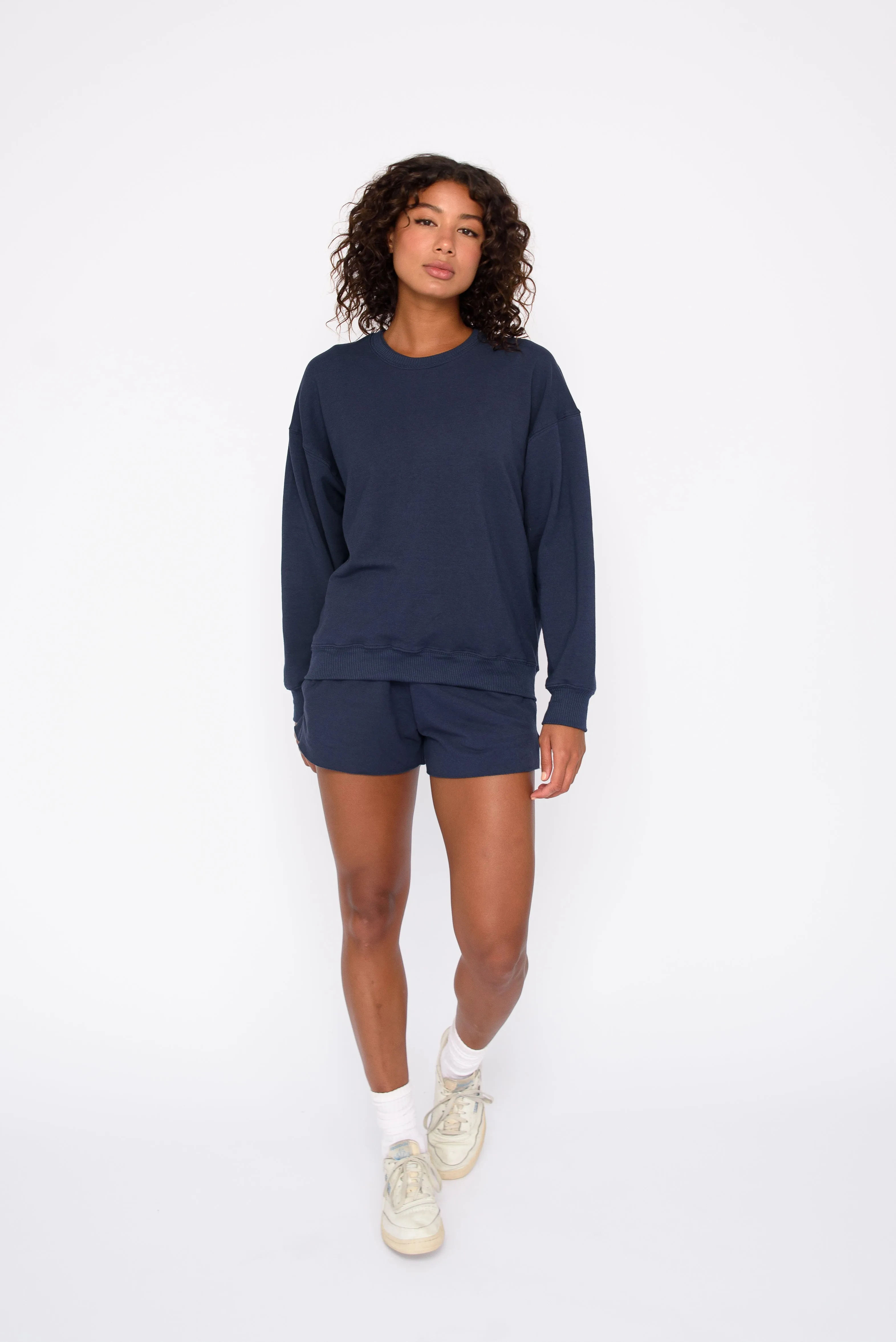 CLOUDLUX Chris Crewneck - Navy