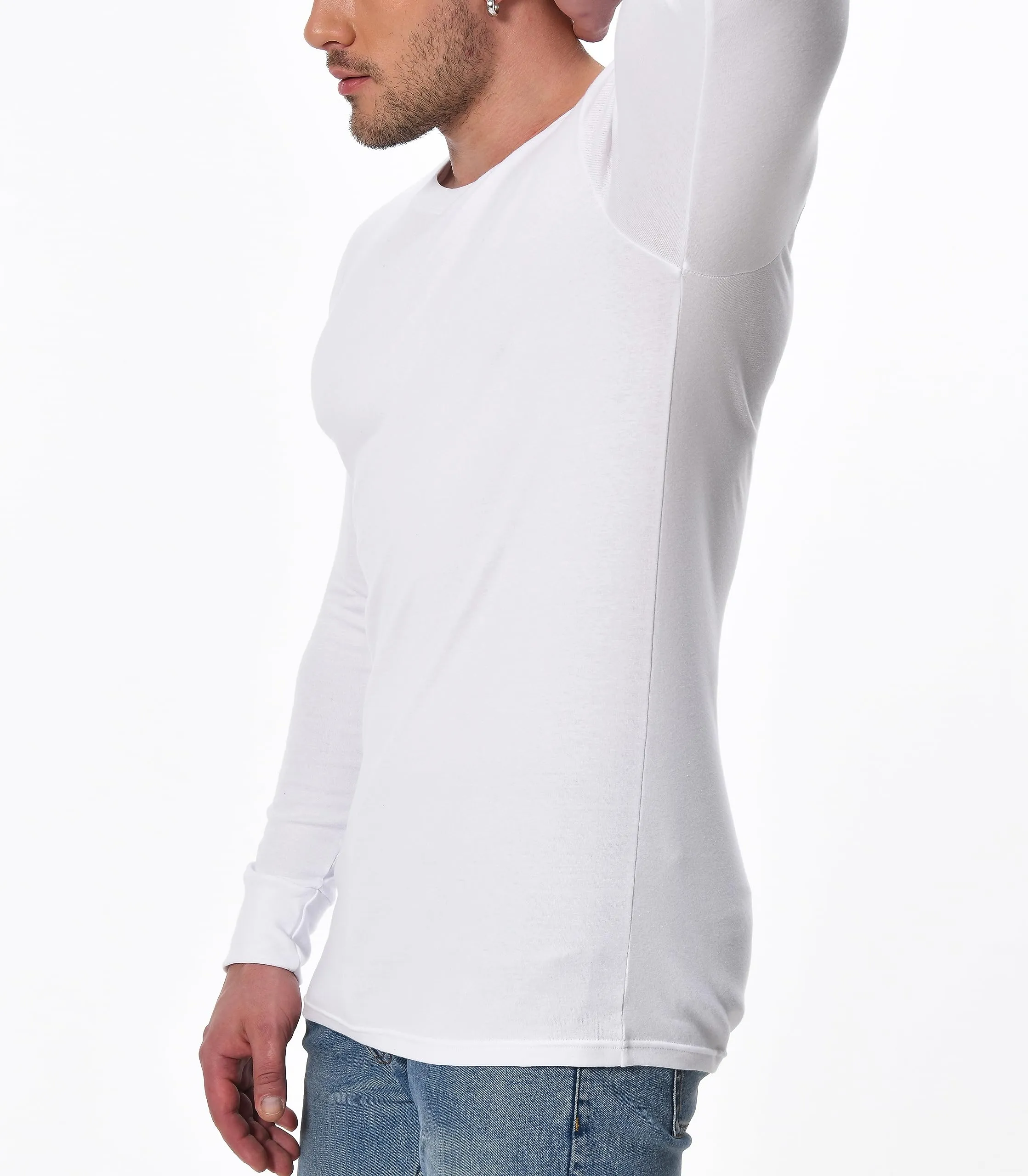 Comfneat Men's 2-Pack Long Sleeve Shirts Cotton Undershirts