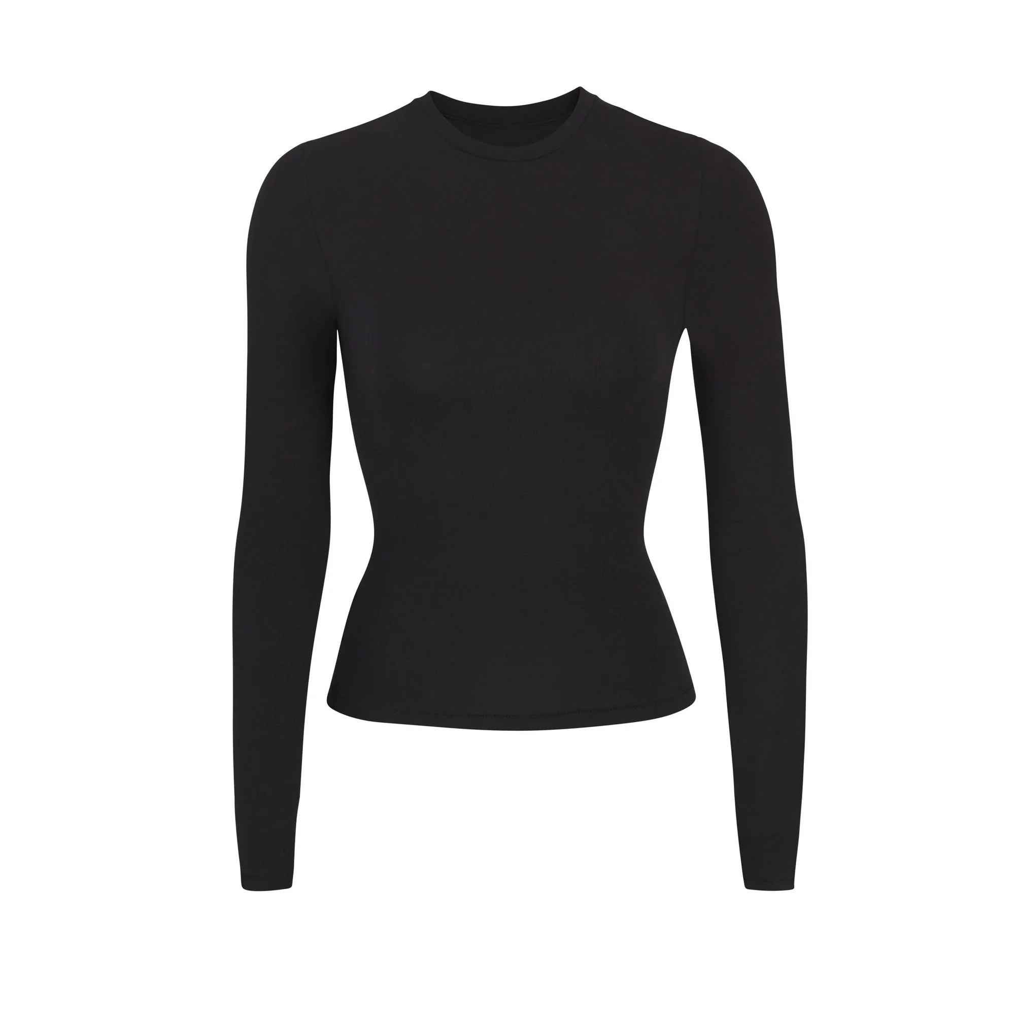 COTTON JERSEY LONG SLEEVE T-SHIRT | SOOT