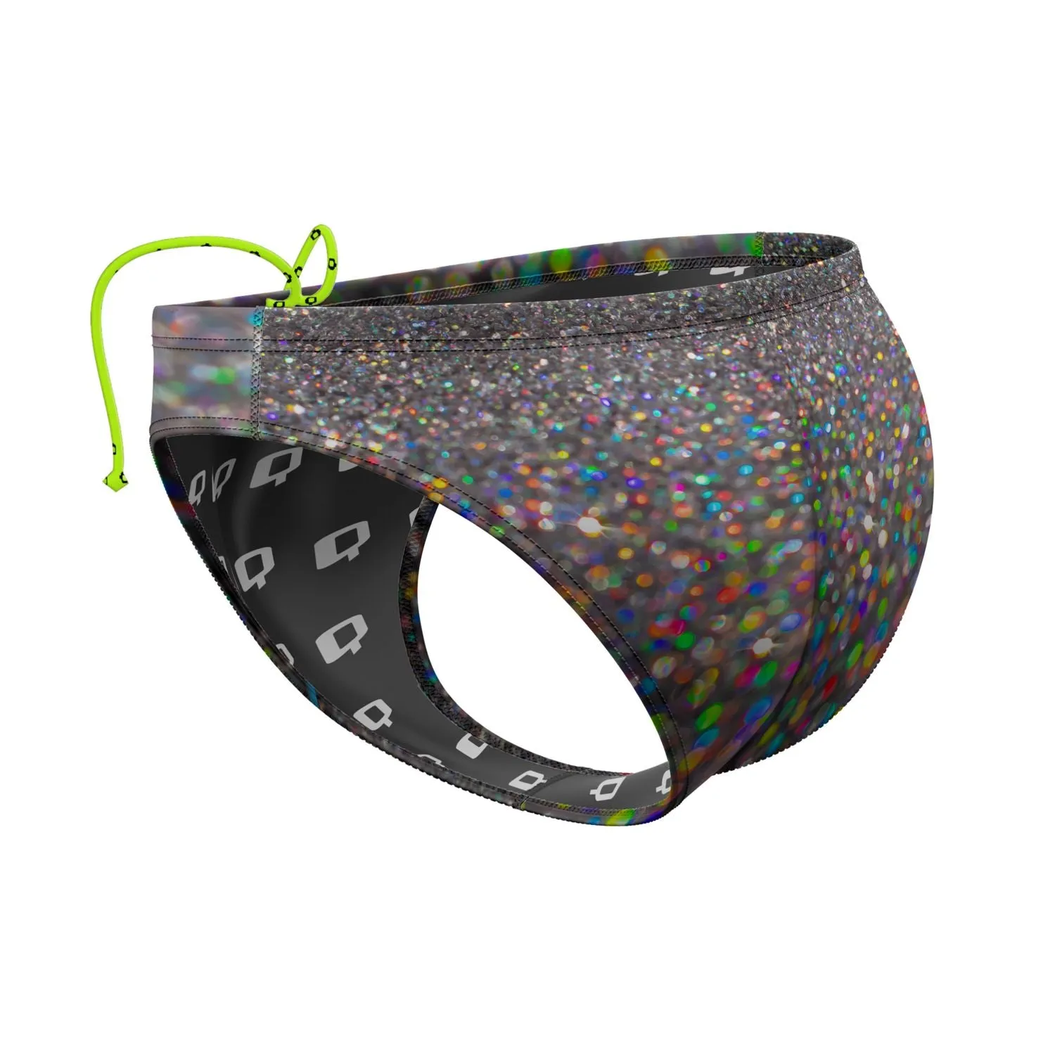 Dipped in Glitter Waterpolo Brief Swimwear