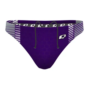 Double Piped Stripped - Waterpolo Brief Swimsuit