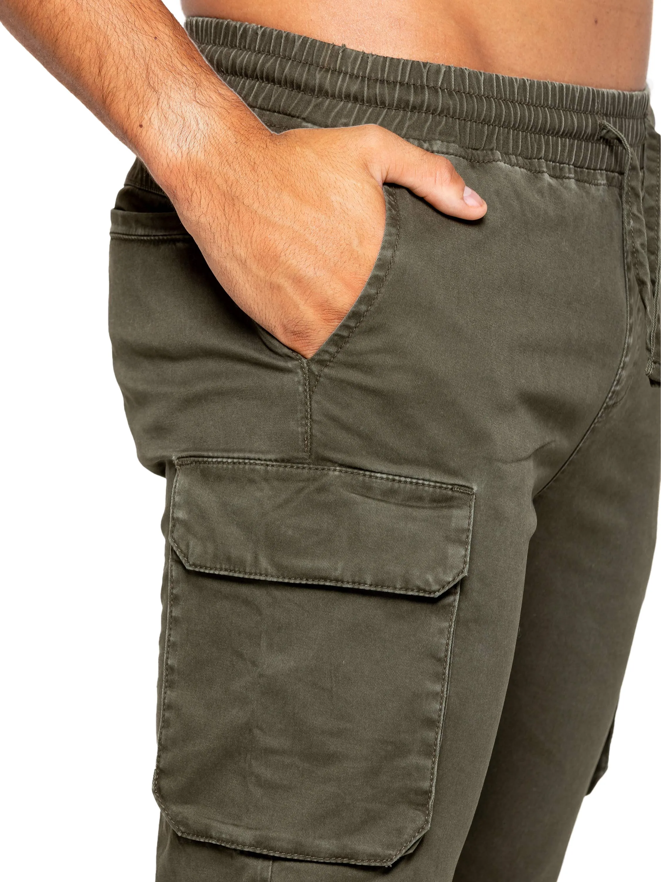 Enzo | Mens Cargo Trousers