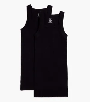 Essential Cotton Square-Cut Tank 2-Pack