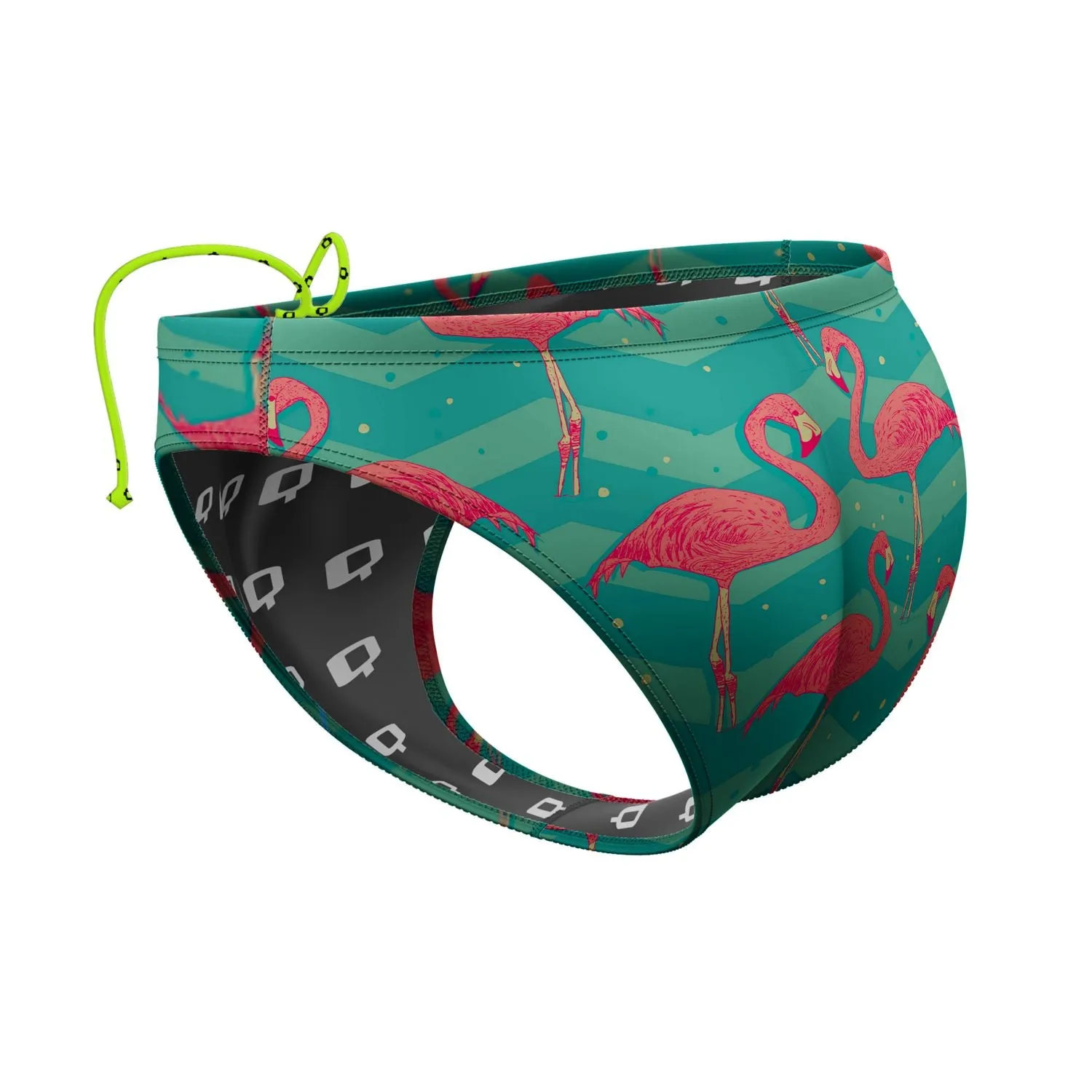 Flock of Flamingos Waterpolo Brief Swimwear