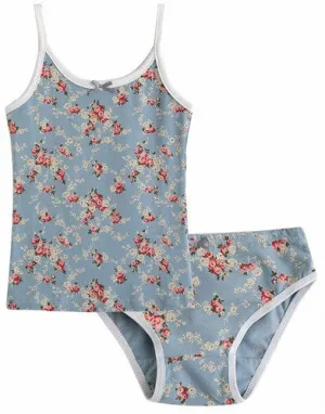 Flower Mint Underwear Set