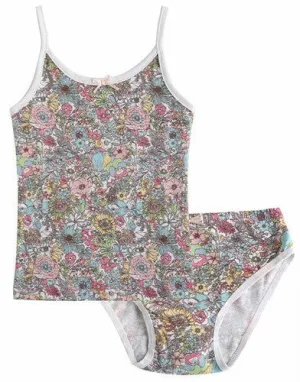 Flower Pink Underwear Set