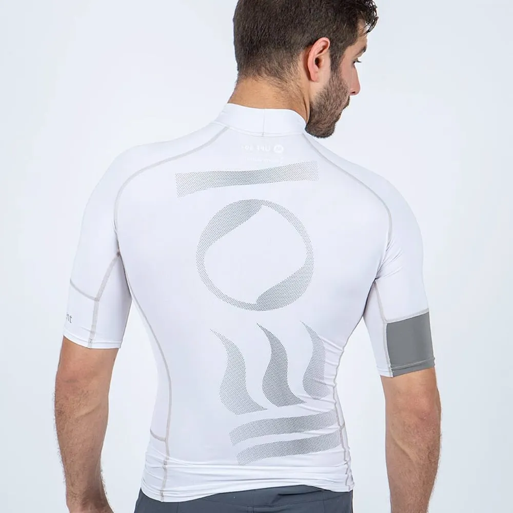 Fourth Element Men's Short Sleeve Hydro-T Rashguard - White