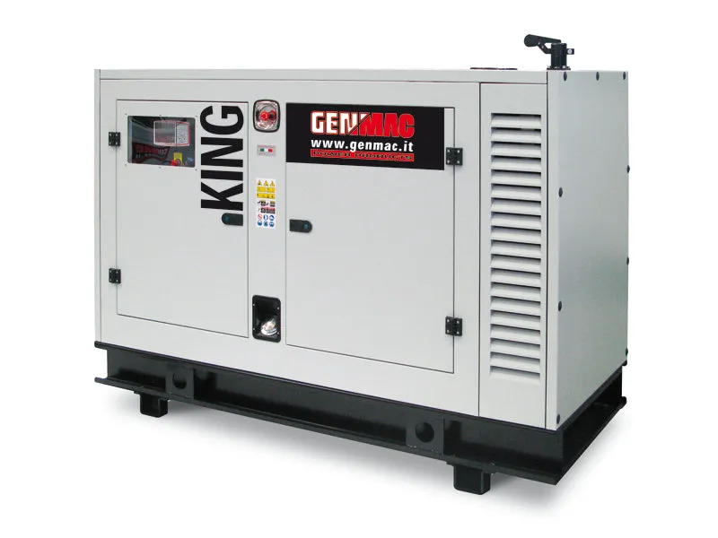 Genmac King G100PS Perkins Diesel Generator 110kVA Silenced with 600ltr Fuel Tank