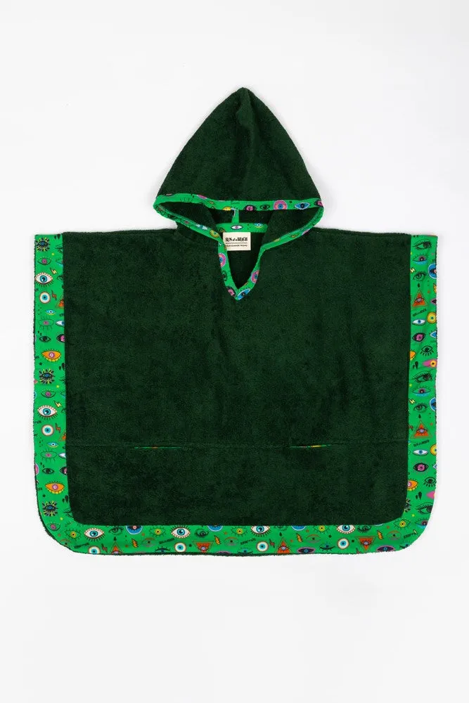 Green Eyes | Kids' Poncho