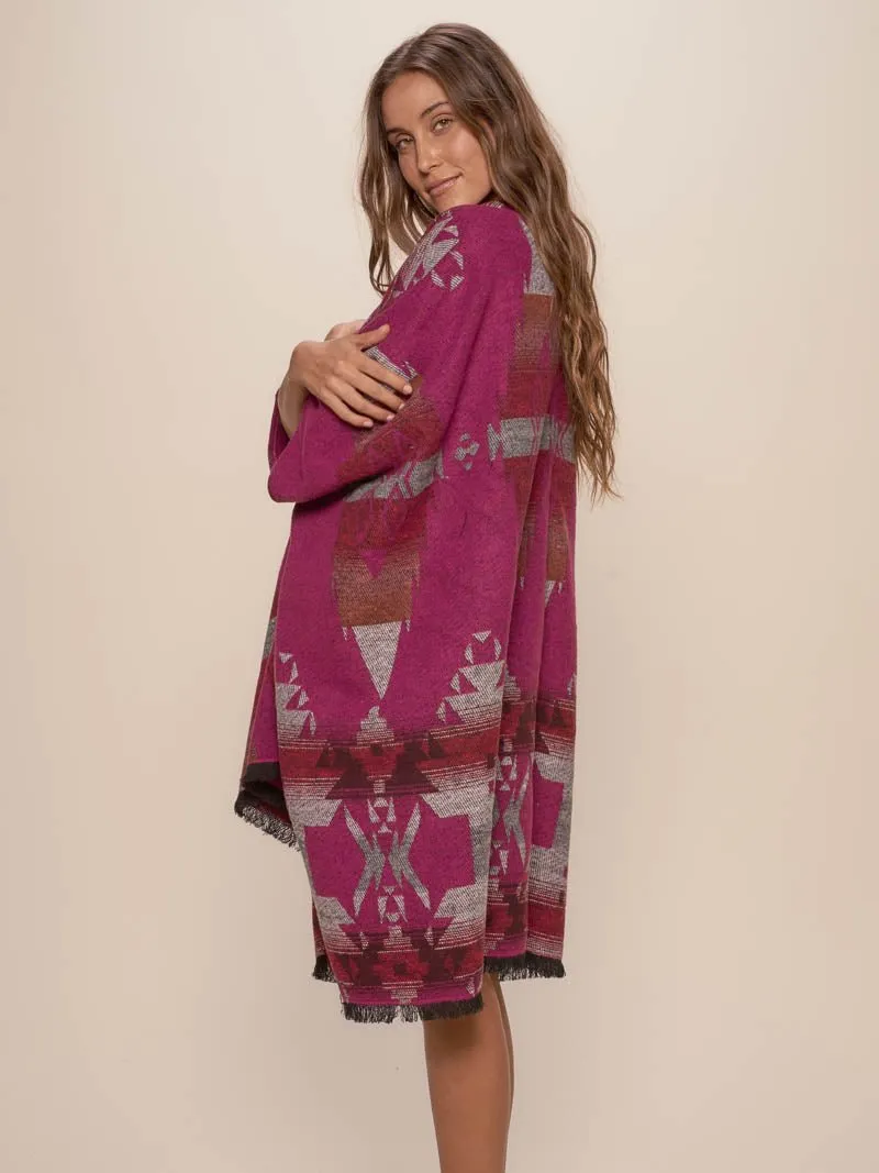 Grey Fox Fabric Poncho | Women's