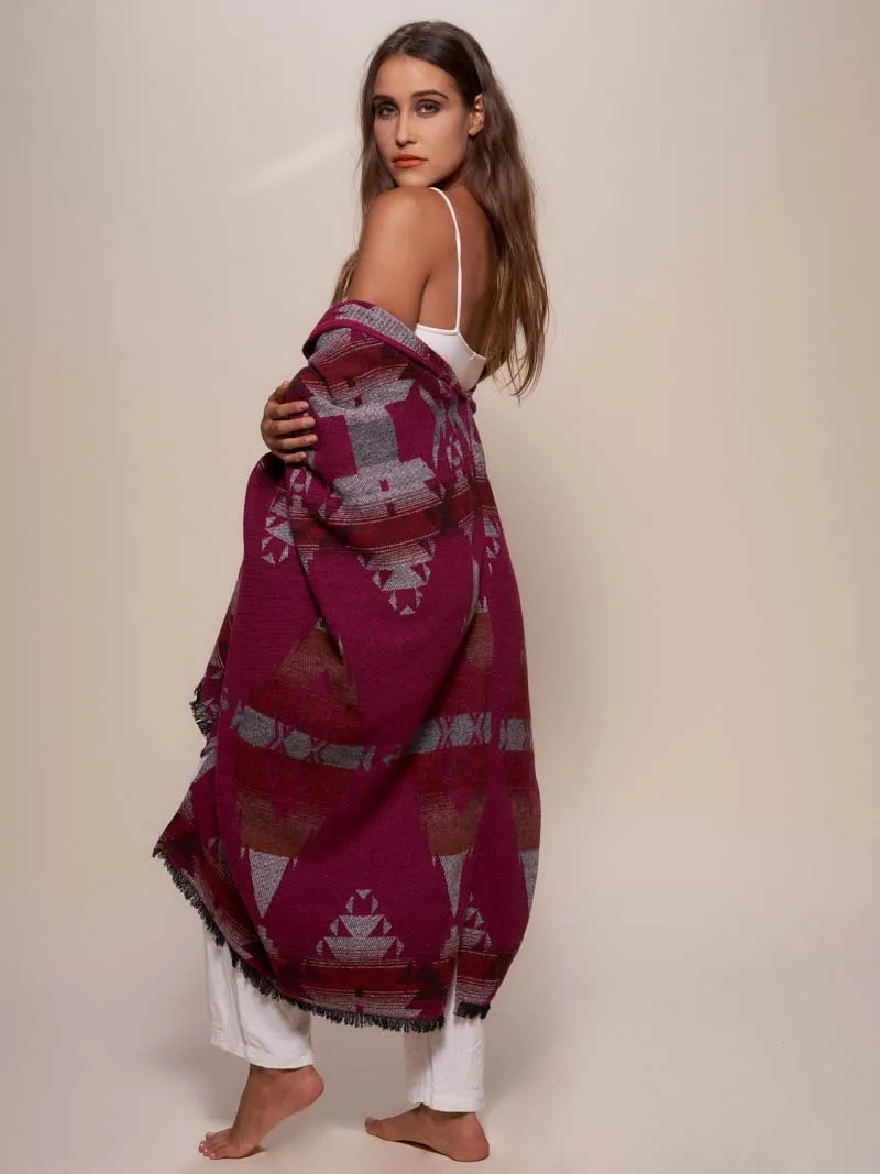 Grey Fox Fabric Poncho | Women's