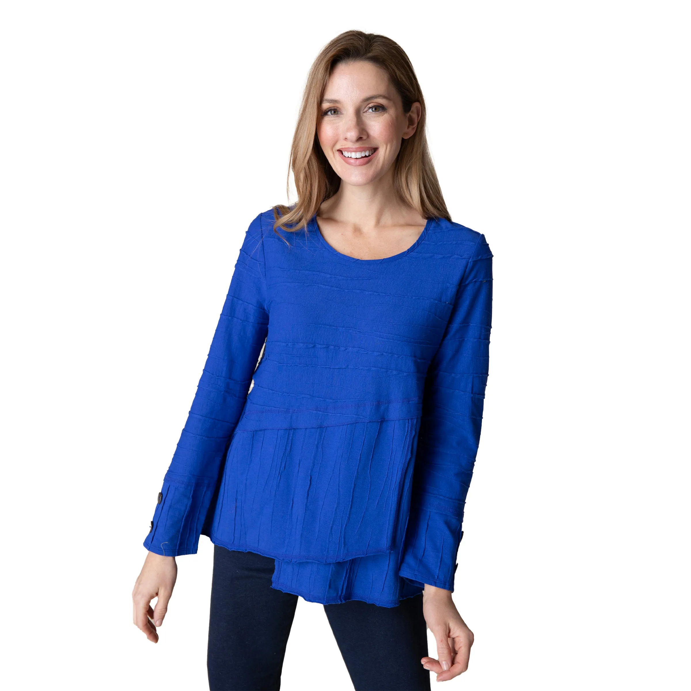 Habitat Overlay Tunic Top in Sapphire - 16531-SPR - Sizes XS & M Only!