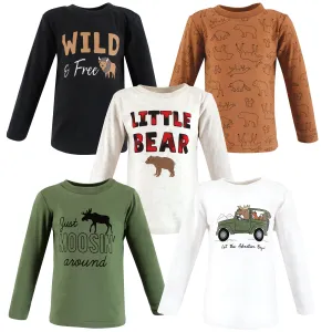 Hudson Baby Long Sleeve T-Shirts, Animal Adventure