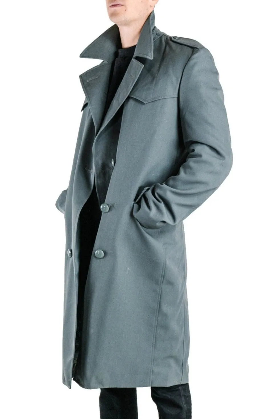 Italian Field Grey Military Trench Coat including liner - Unissued