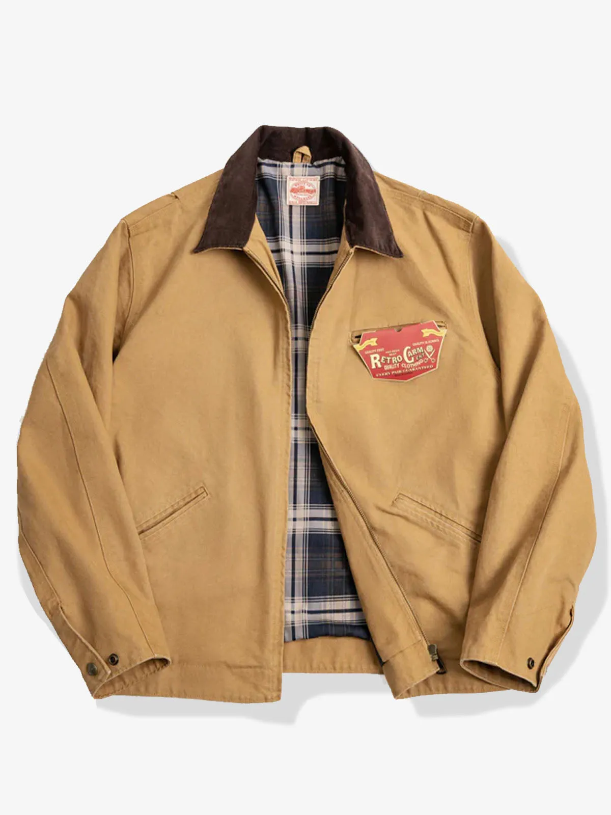 J001 Retro Canvas Detroit Jacket