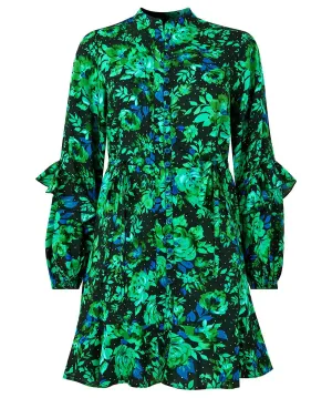 Joe Browns 8 Green Winter Florals Tunic Dress