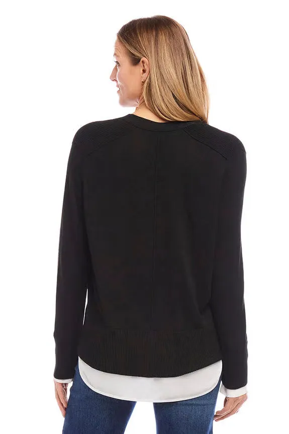 Karen Kane Layered Sweater Cardigan