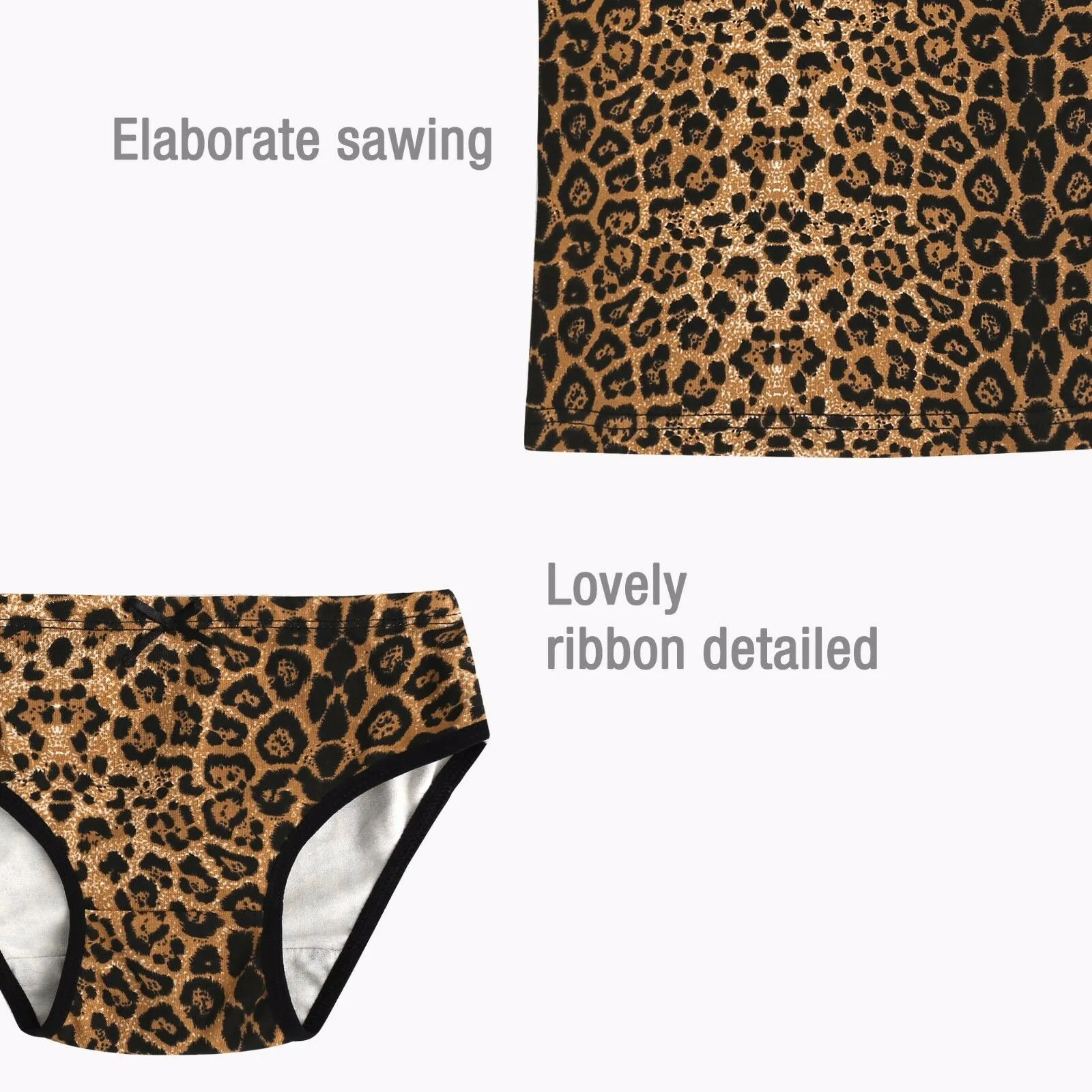 Leopard Underwear Set