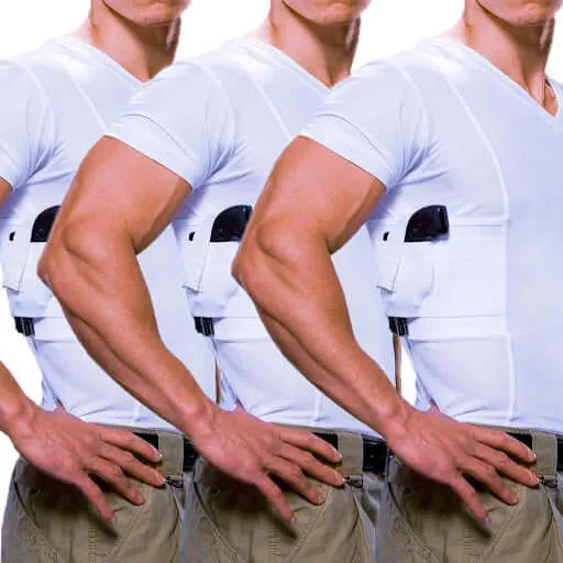 Men's Concealed Carry V-Neck Tee Multi-Pack