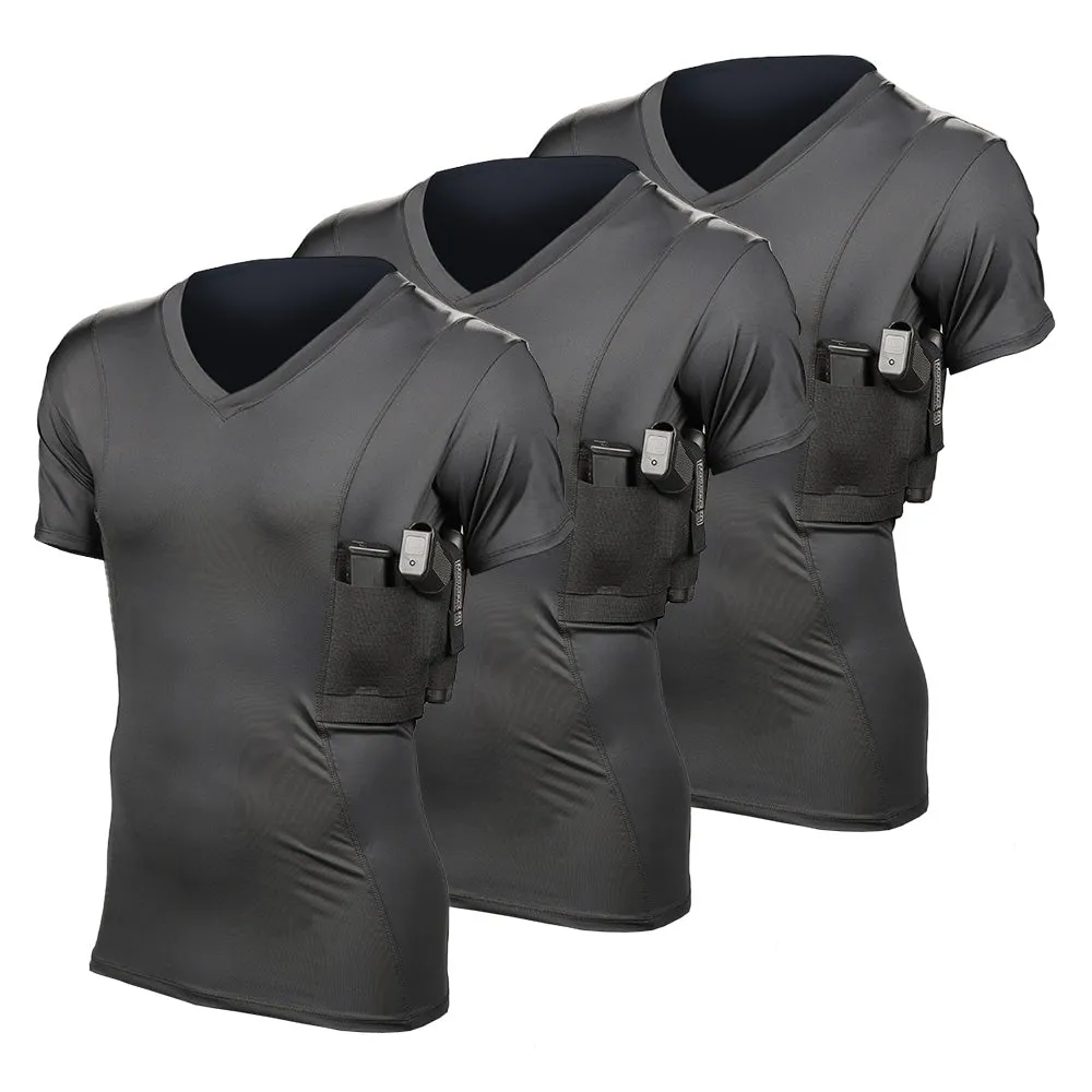 Men's Concealed Carry V-Neck Tee Multi-Pack