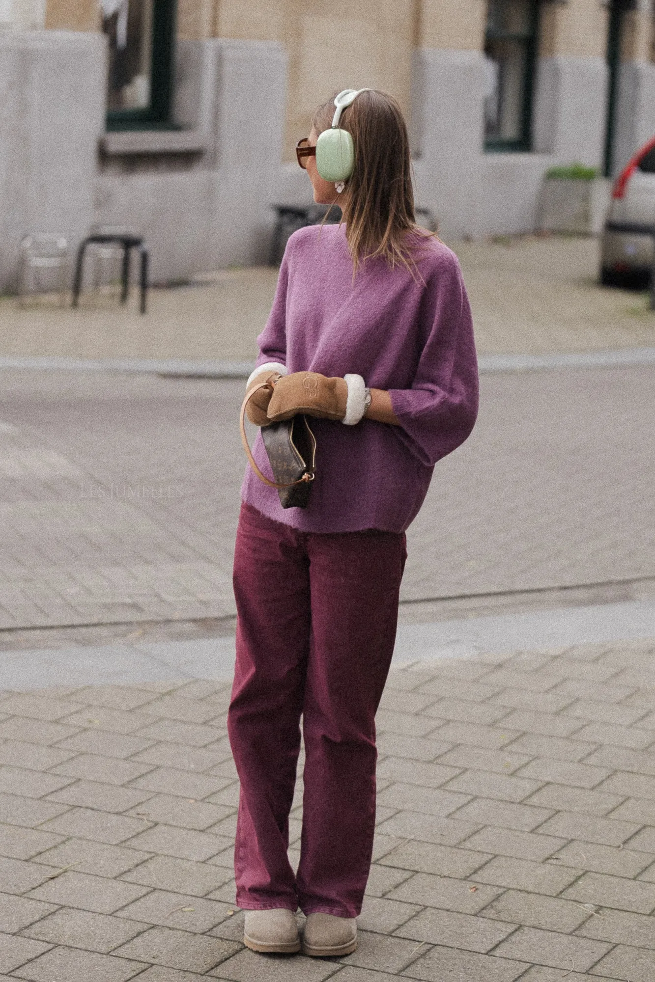 Monica jumper mauve