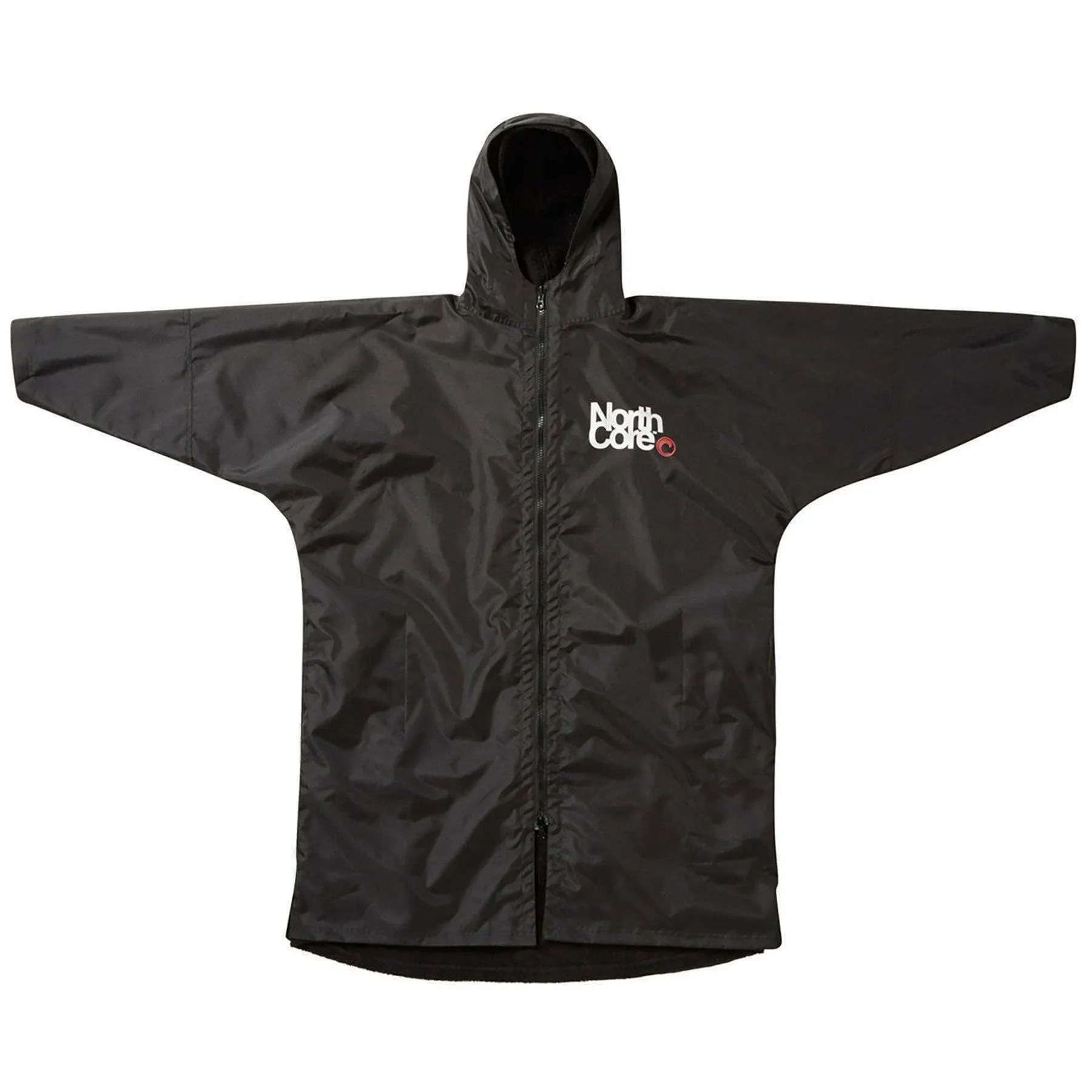 Northcore Beach Basha Pro - 4 Season Drying & Changing Robe - Black