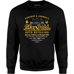 Ponyboy & Johnny's Stay Gold Auto Detailing - Unisex Sweatshirt