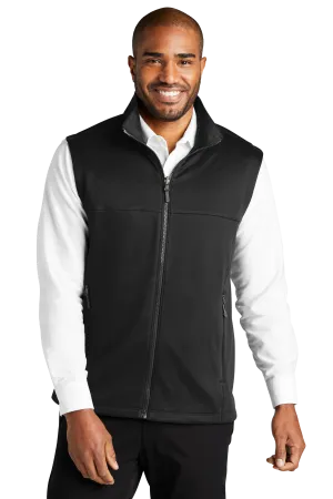 Port Authority® Collective Smooth Fleece Vest - Deep Black