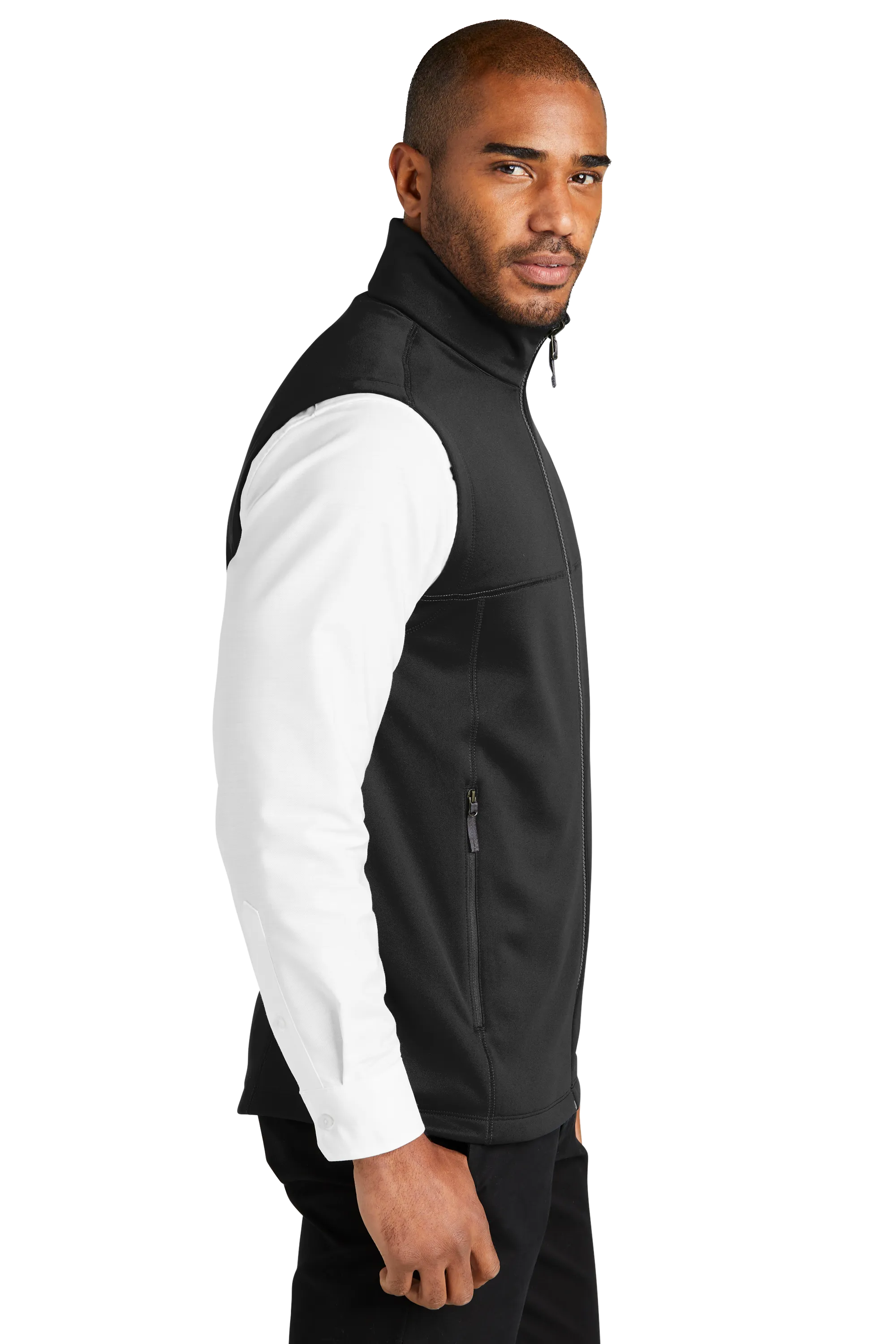 Port Authority® Collective Smooth Fleece Vest - Deep Black