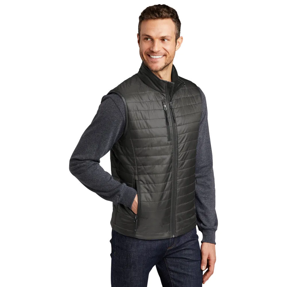 Port Authority® Packable Puffy Vest - Sterling Grey / Graphite