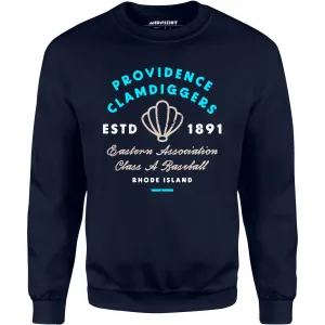 Providence Clamdiggers - Rhode Island - Vintage Defunct Baseball Teams - Unisex Sweatshirt