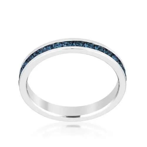 Stylish Stackables with Montana Blue Crystal Ring